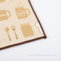 printing microfiber dish drying mat